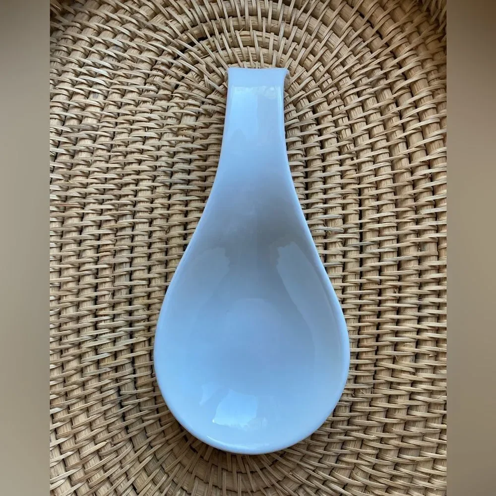 Target at Home Elegant White Porcelain Spoon Rest